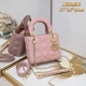 Pink 3-grid bag with gold buckle Princess Diana has always been synonymous with