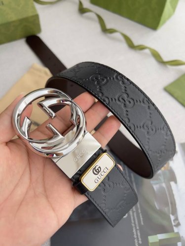 Product Name: Gucci.Gucci Belt Original Model: Double-Sided First Layer Cowhide,