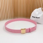 3.0Cm New model from Miu Miu official website, double-sided top layer cowhide le