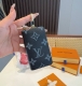Lv classic old flower key bag, car key bag pendant accessories DDD