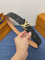 Brand: LV Description: This belt features an LV buckle and a buffalo leather li