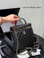 with gift box Chanel 25C popular IP box bag lunch box bag super lucky ~ enamel