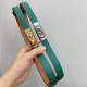 Hermes Kelly 18mm waist belt stainless steel hardware with palm print leather ho