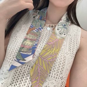 H's new silk scarf, the Knight's Dance, 100% heavy silk twill, and the Herm