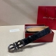Salvatore Ferragamo 3.5cm custom men's belt, choose your own combination of doub