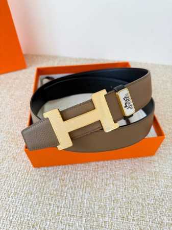 Product Name: Hermes Belt (Original) Model: Hook buckle, classic pure steel buc - Click Image to Close