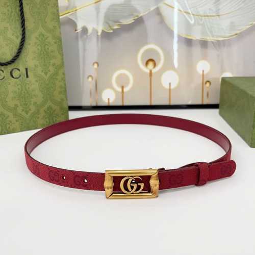 Special Gucci 2.0Cm New Woven Strap Canvas, Canvas With Leather Base, Strap With