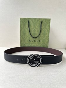 Gucci 4.0 Cm Wide Belt From The Pre-Spring Collection Reinterprets The Brand's C
