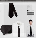 Gucci men's tie collection double G jacquard tie with Gg obscure pattern, rare u