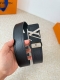 Product Name: Louis Vuitton Belt - Original Single Belt Model: Hook, Classic Pur