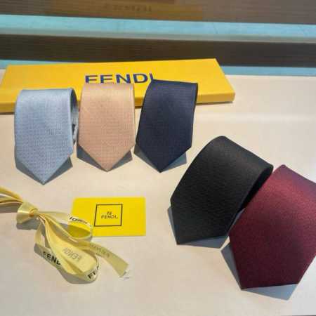 New Fendi men's popular tie, rare and ideal choice to show exquisite craftsmans - Click Image to Close