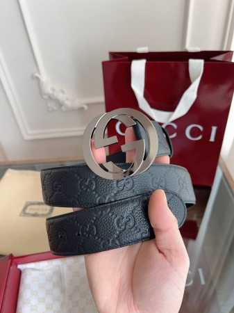 Gucci. Gucci Full Set Packaging 3.8Cm Imported Calfskin Embossed, Authentic Stor - Click Image to Close
