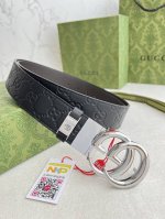 Product Name: Gucci Original Belt Model: Buckle, Pure Copper Buckle, Top-Grain