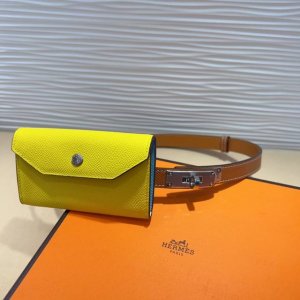 Hermes Kelly Pocket 18 Belt, French original Ep A grade steel buckle, quality b