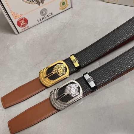 Product Name: Versace. Versace Material: Original Leather Belt 100% Genuine Top- - Click Image to Close