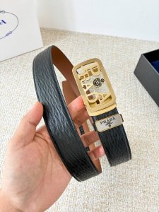 Product Name: Prada Automatic Belt DDD Model: Automatic belt, classic pure stee Product Name: Prada Automatic Belt DDD Model: Automatic belt, classic pure stee