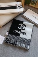 Chanel double stitch classic three-color scarf Original original label super fi