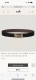 Special Edition H Au Carre Hardware Paired With Togo Leather Belt Body, 32Mm, Ch