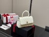 With pendant and folding box airplane box Size: 23*14Cm Chanel Coco Handle handb