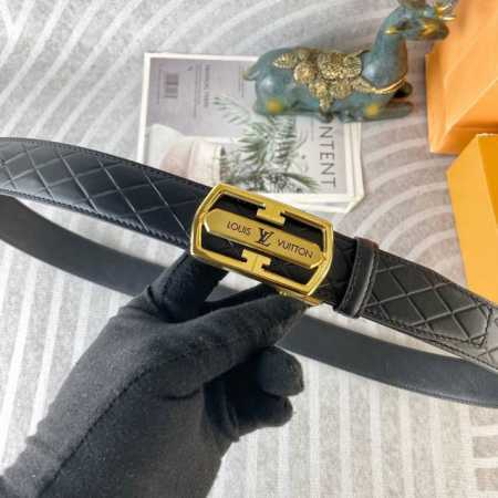 Lv Special Leather Belt Automatic Buckle Series, Original Factory Premium Stainl - Click Image to Close