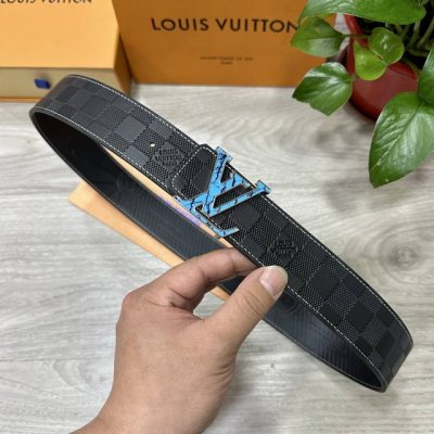 Lv. Louis Vuitton 40Mm Double-Sided Genuine Calfskin With Single Palladium-Plate
