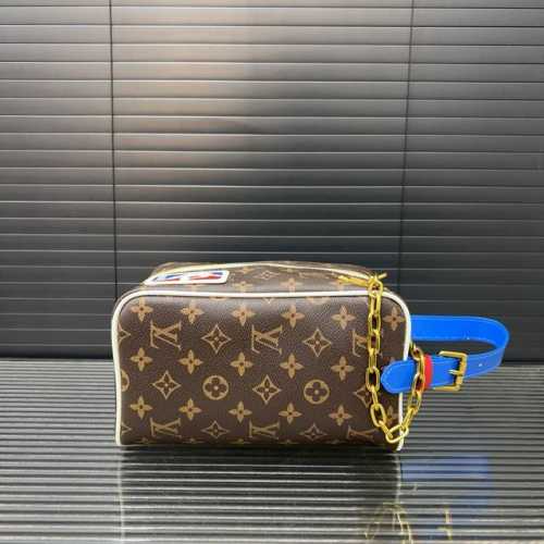Louisvuitton NBA collaboration Cloakroom Dopp Kit handbag, clutch, cosmetic bag,