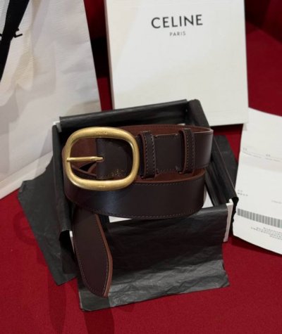 Arc de Triomphe new women's belt This one is made of cowhide suede leather Twin