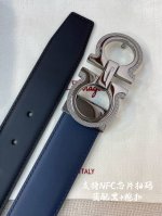 Nfc-F3.5Cm High-end custom men's belt, double-sided imported cowhide, you can ch