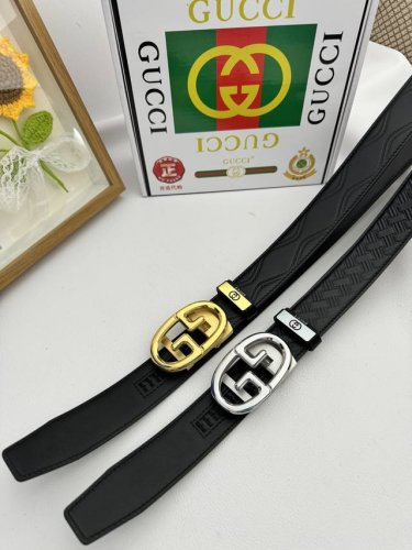 Product name: Gucci.Gucci automatic belt Material: original leather belt, origin