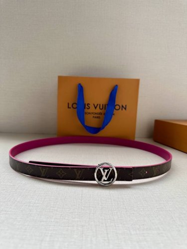 2.0 Width This Lv Iconic Double-Sided Belt Features The Iconic Iconic Buckle, Sh