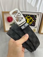 Product Name: Lv..Louis..Vuitton Automatic Belt Material: Genuine Leather Belt M