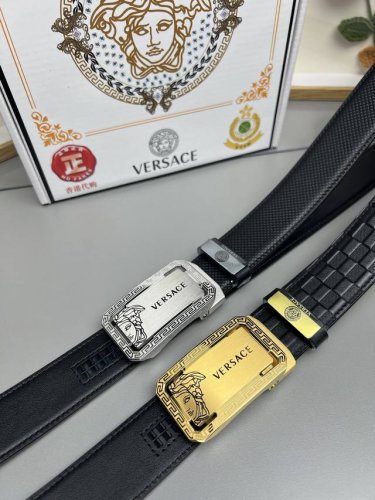 Product Name: Versace Original Automatic Buckle Belt Material: 100% Top Layer C