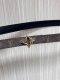 2.0 width, new style of the season, double-sided belt with imported cowhide on o