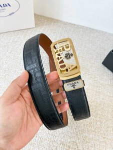 Product Name: Prada Automatic Belt DDD Model: Automatic belt, classic pure stee Product Name: Prada Automatic Belt DDD Model: Automatic belt, classic pure stee
