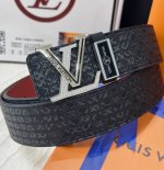 Belt: Louis Vuitton Top Replica - Belt: 100% imported original top-grain cowhide