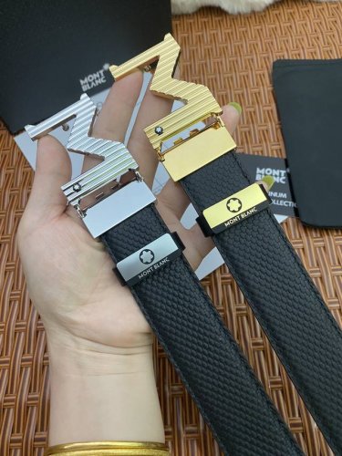 Product Name: Montblanc Original Belt Material: 100% Top Layer Cowhide Leather Product Name: Montblanc Original Belt Material: 100% Top Layer Cowhide Leather