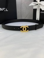 Width 3.0 Cm Chanel Lychee-Textured Cowhide Leather With Full, Tight, And Clear