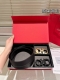 Double-headed steel buckle High-end version! Salvatore Ferragamo leather belt ~