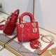 Red with gold buckle and 3 compartments Princess Diana has always been synonymou