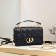 Large size chain bag with box embroidery model 3369 This Dior Jolie handbag is a
