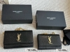 with box Size: 20*12cm small 24*15cm large Ysl Woc envelope bag crocodile grain