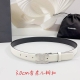 Special 3.0Cm Chanel Belt, Double-Sided Top-Grain Leather, Length: .75.80.85.90.