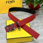 Fendl Fendi width 40mm double-sided original calfskin with single ruthenium pall
