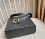 Prada The latest model from Prada. This elegant Saffiano belt highlights the fem