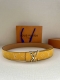 This 4.0-inch wide Lv Initiales reversible belt is available in vibrant new colo