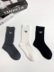 comes with packaging DDD. 3 pairs per box. DDD. Prada classic logo cotton mid-c