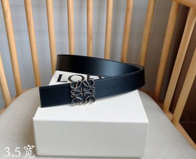 Loewe Official Store Latest Matching Belt Made From Smooth Cowhide Leather Doubl