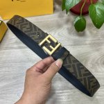 Picture package + 10 Fendi Fendi counter same style width 4.0Cm double ring reve