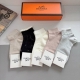 5 pairs per box with packaging Hermes high-quality bamboo cotton socks, super s