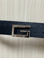 3.5 width black imitation. Plain, double-sided imported leather, with exquisite